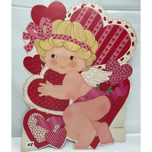 Vintage Eureka Valentine Die Cut Cupid Cutie Hard To Find